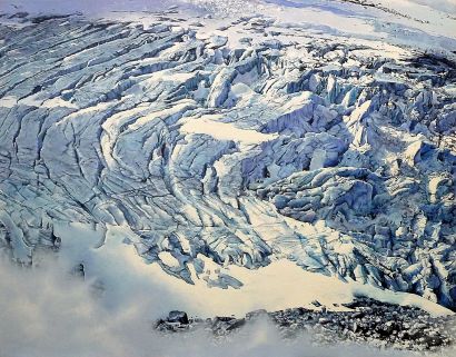 Glaciar - a Paint Artowrk by A.Pontesta
